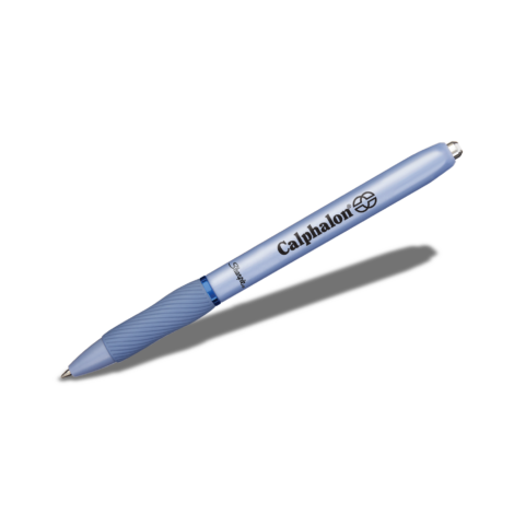 Sharpie S-Gel frosted blue w blue ink with logo Sharpie S-Gel frosted blue w blue ink with logo
